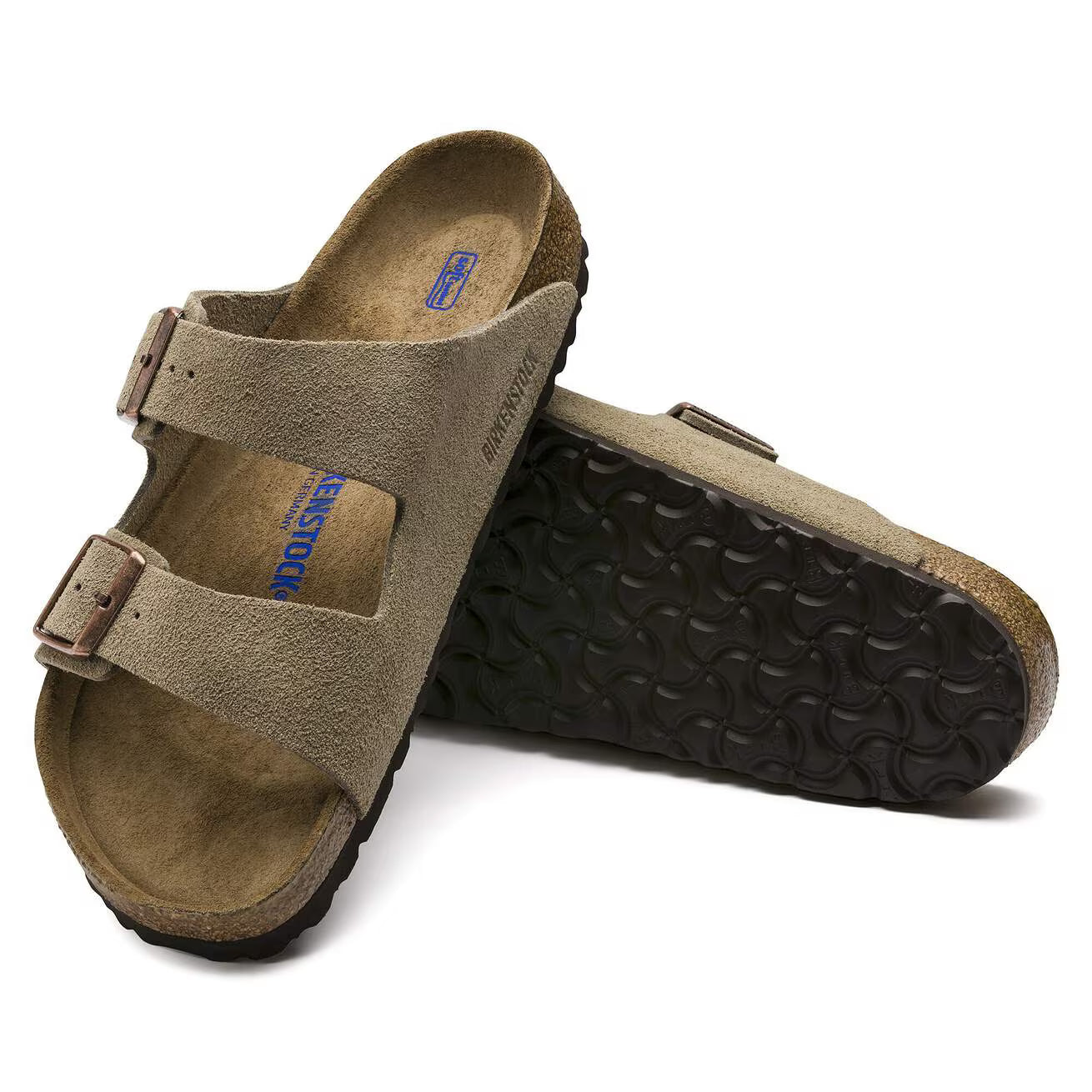 Arizona Lit de pied souple - Taupe